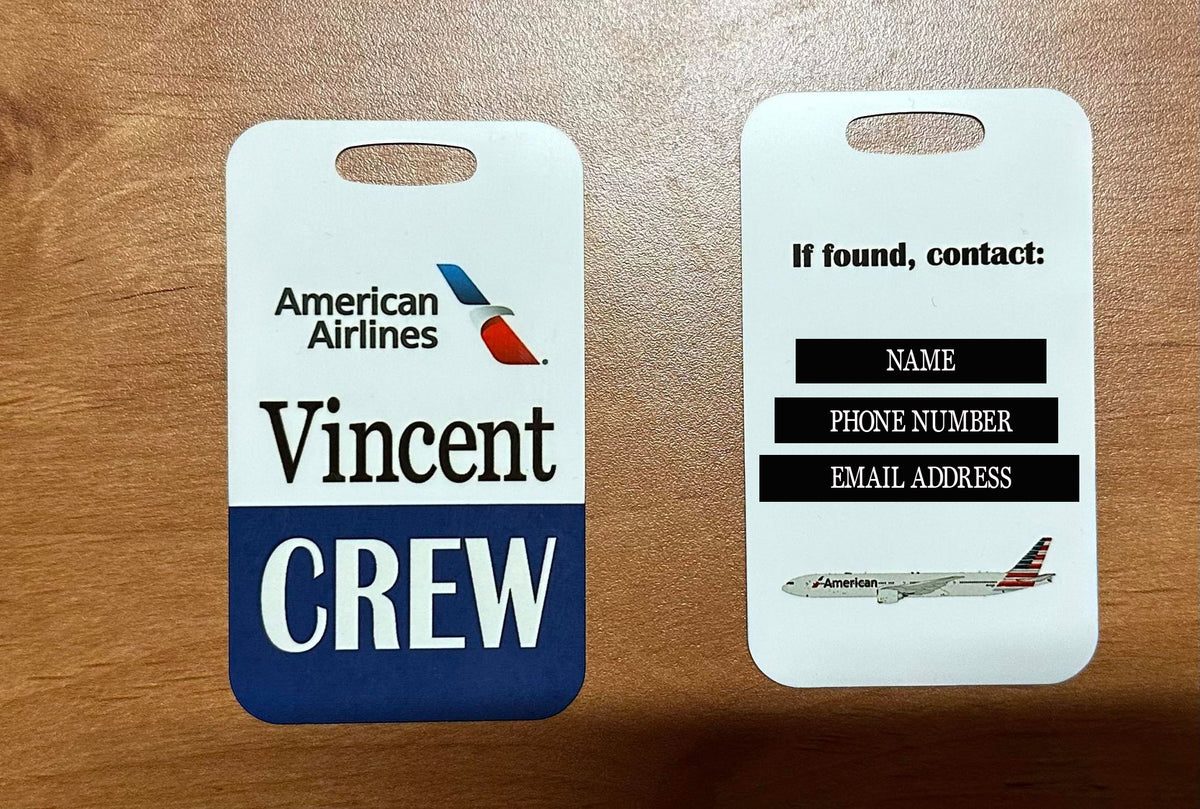 CREW Luggage Tag Scrappy Doodles The