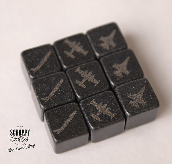 Personalized Whiskey Stones - Set of 9