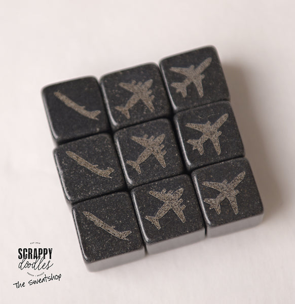 Personalized Whiskey Stones - Set of 9