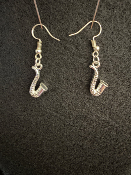 Saxophone Earrings