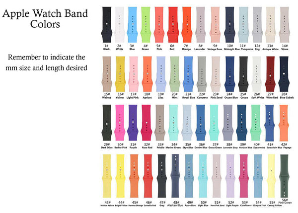 Teacher Themed Personalized Watch Bands with Painted Design