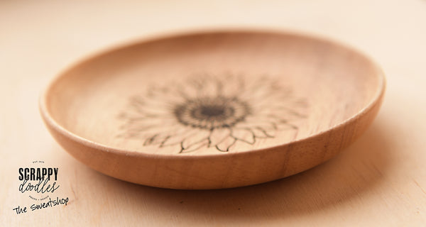 Personalized wooden jewelry or coin dish